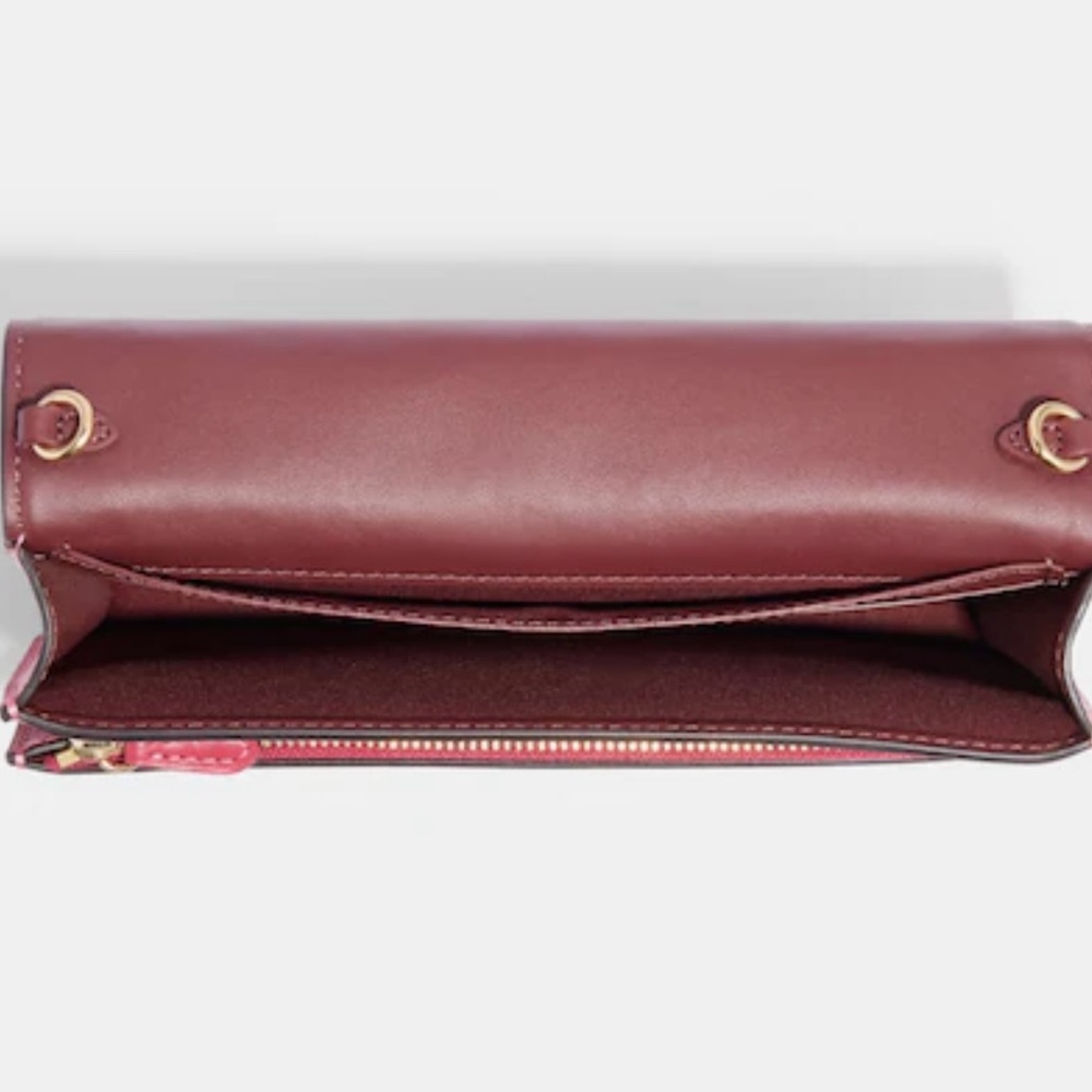 Coach Anna Foldover Clutch Crossbody and card holder set - Picture 8 of 11